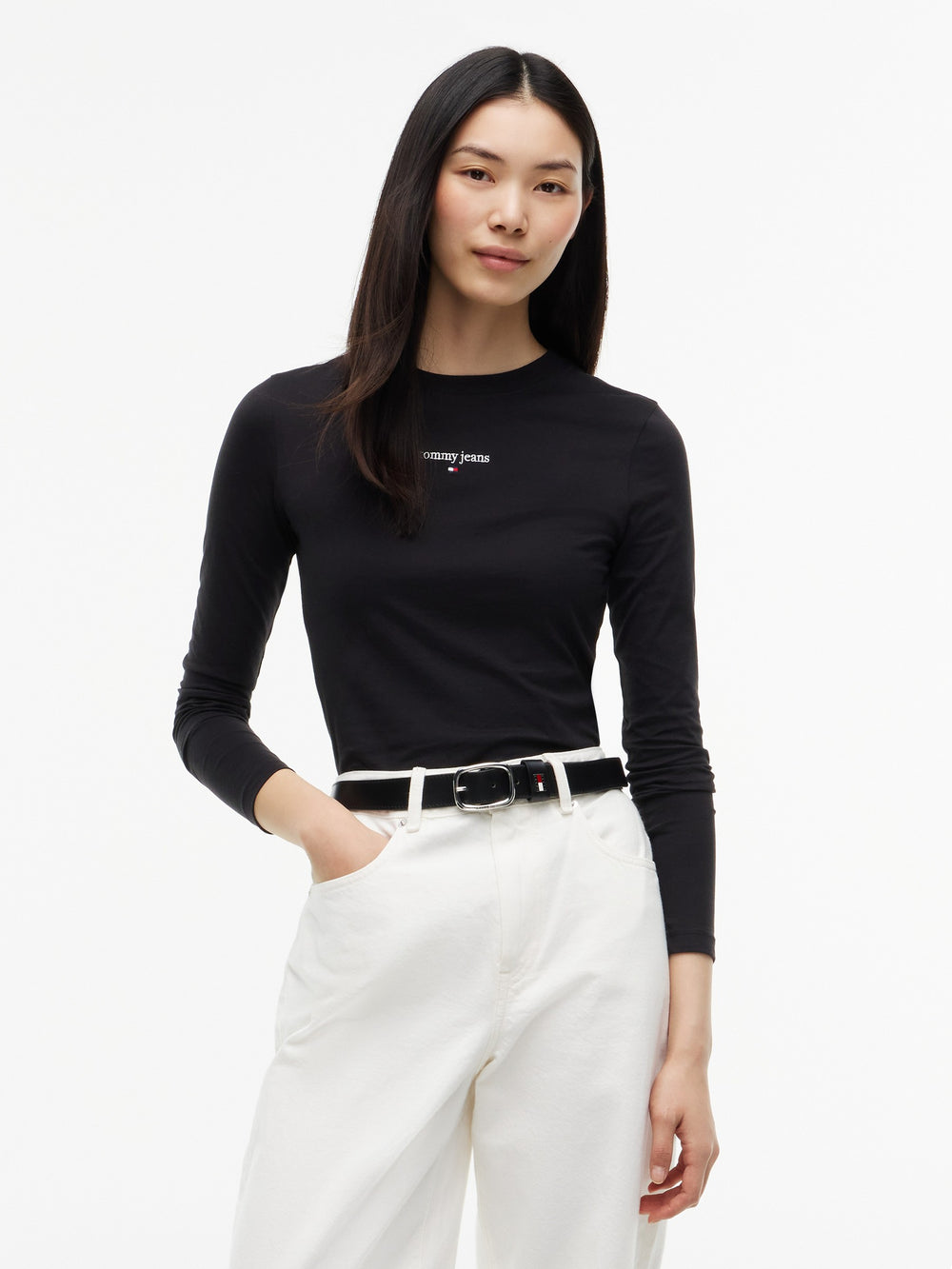 Solid Slim Fit Full Sleeve Cotton Jersey T-Shirt