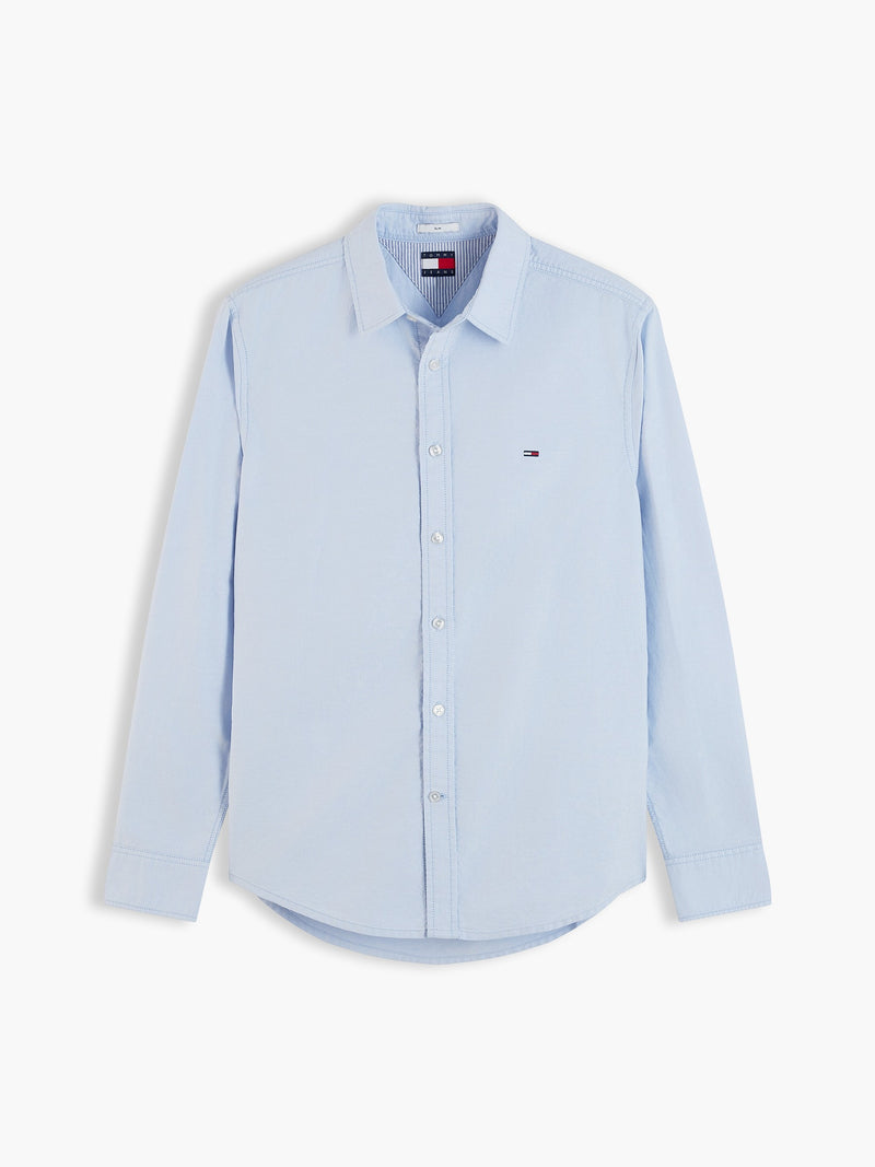 Slim Fit Solid Oxford Shirt