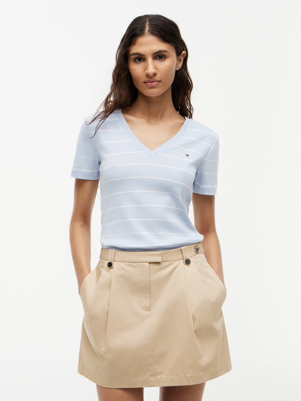 Stripe Slim Fit Half Sleeve Cody T-Shirt