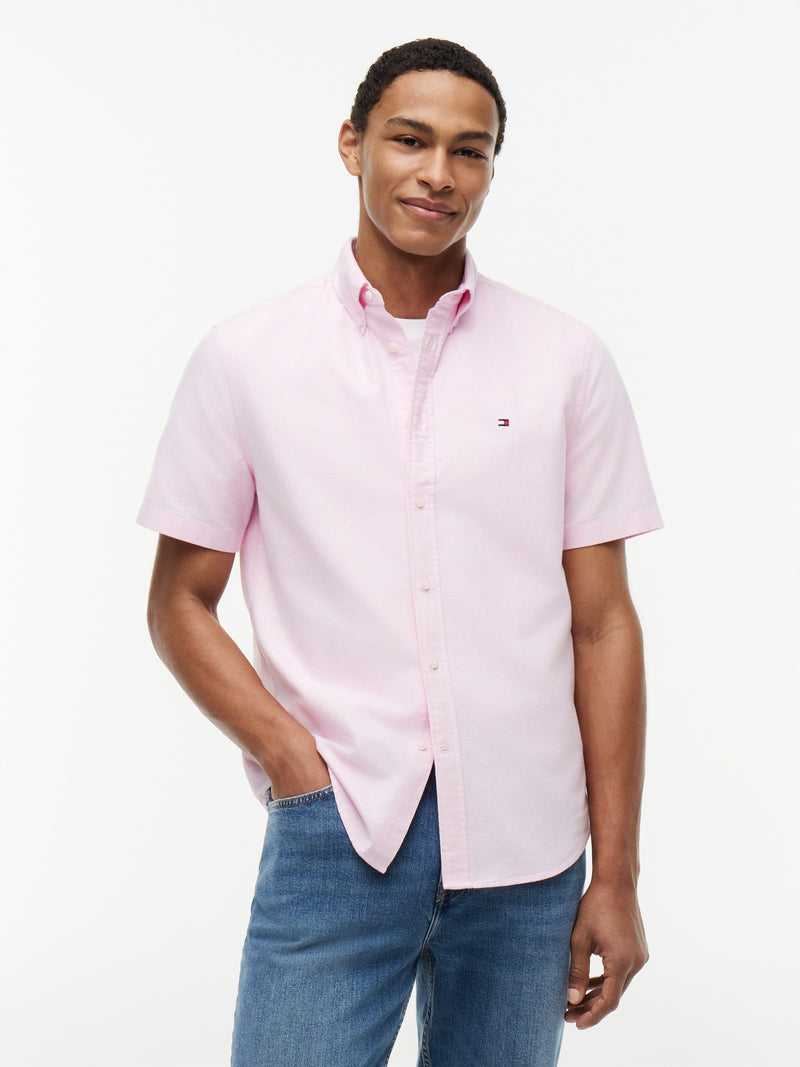 Regular Fit Solid Oxford Shirt
