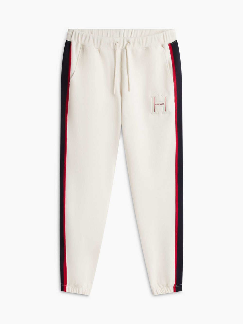 Regular Fit Solid Badge Track Pant