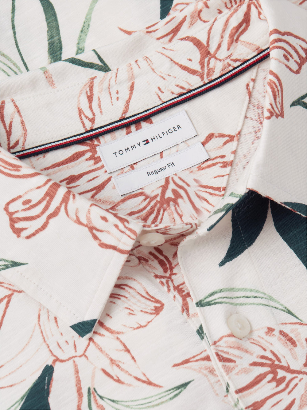 Regular Fit Floral Printed Polo