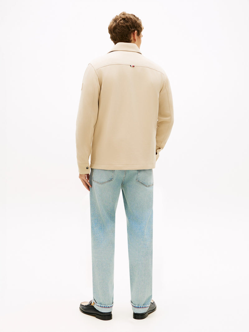 Regular Fit Mix Media Jacket