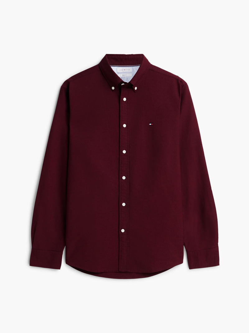 Regular Fit Solid Oxford Shirt
