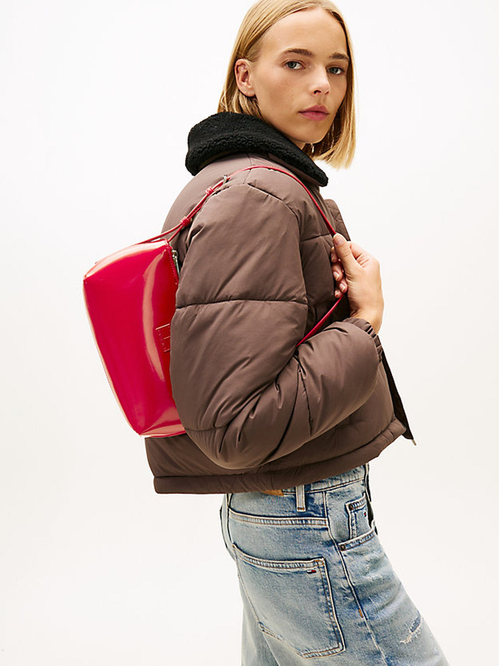 Solid Pu Rectangle Bag