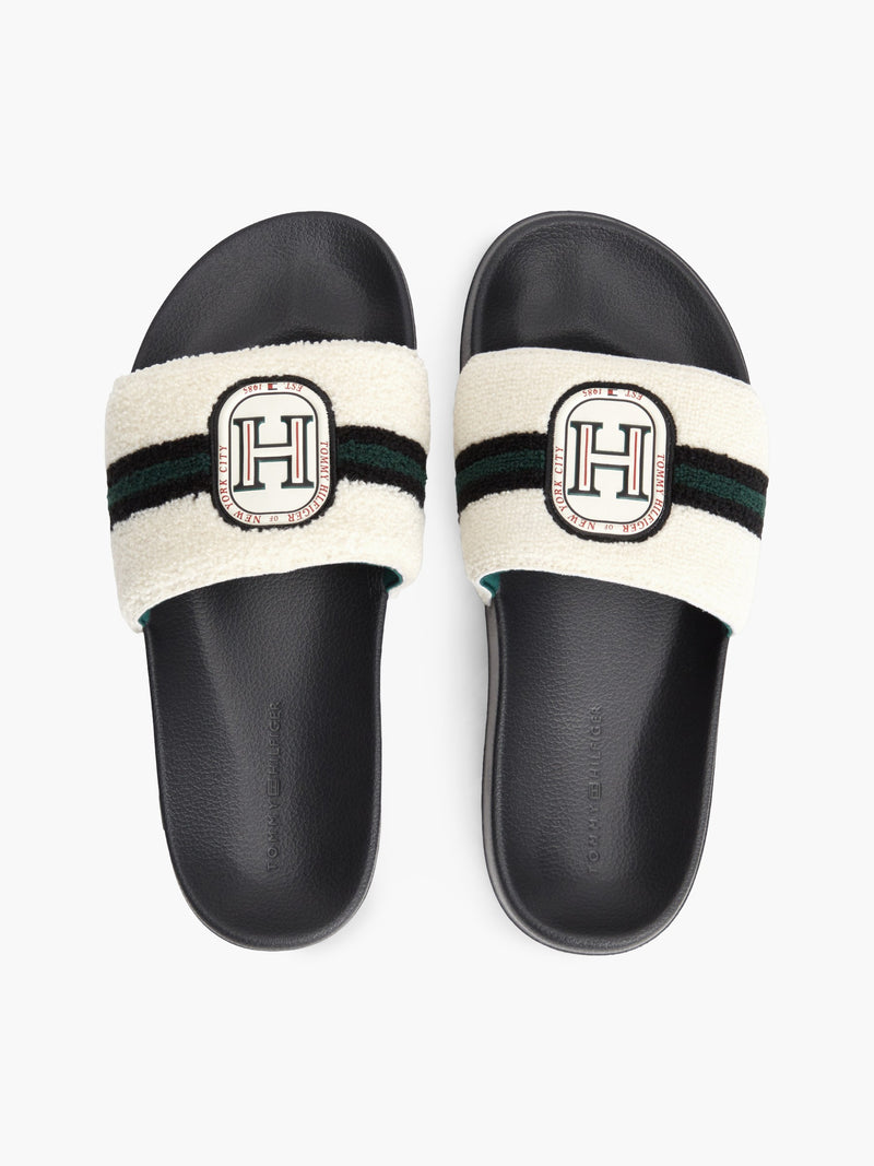 Men Hilfiger Towelling Slider