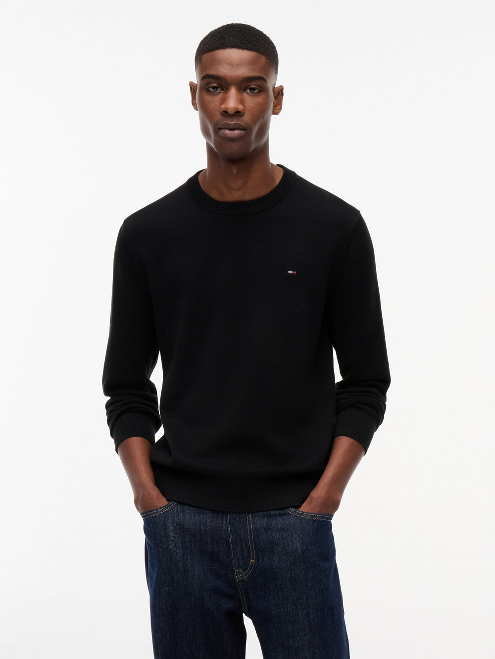 Slim Fit Light Loose Knit Pullover
