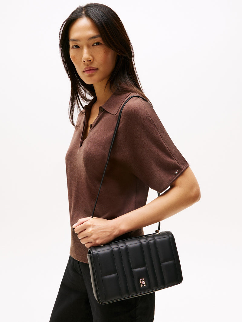 Quilted Pu Crossbody Bag
