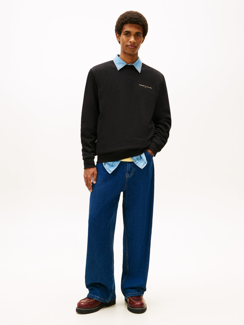 Regular Fit Fleece Crew Neck Sweatshirt