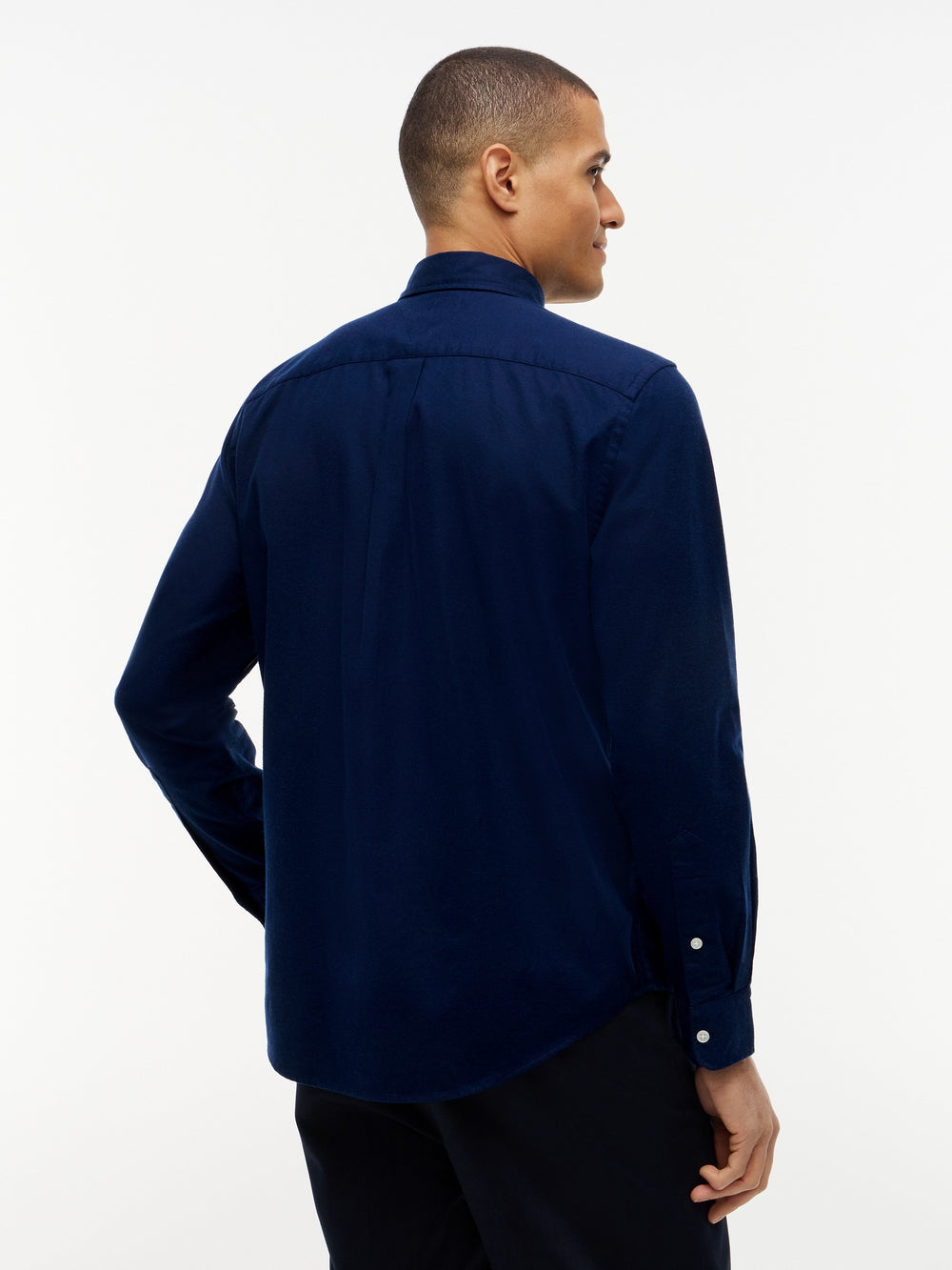 Regular Fit Solid Flannel Shirt