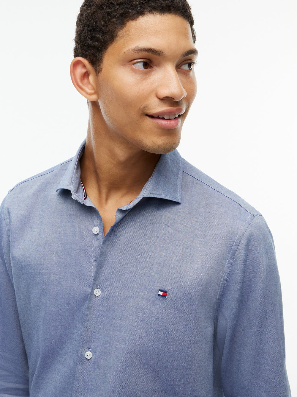 Slim Fit Solid Oxford Shirt