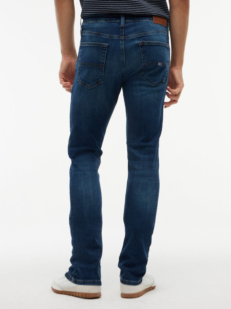 Men Austin Slim Tapered Dark Wash Jeans