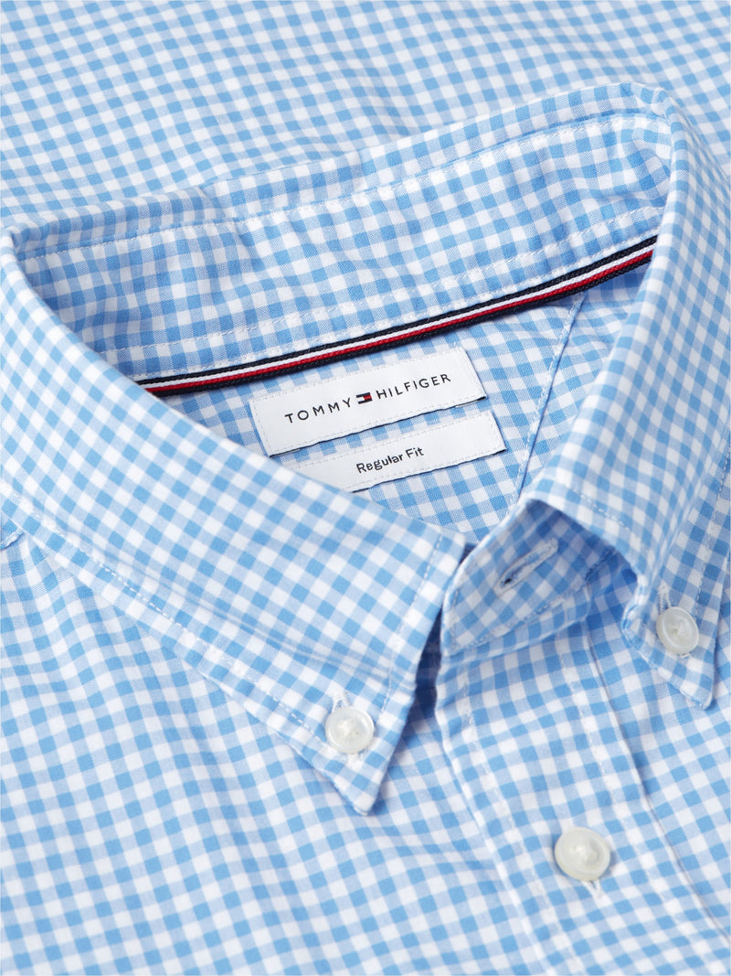 Regular Fit Check Poplin Shirt