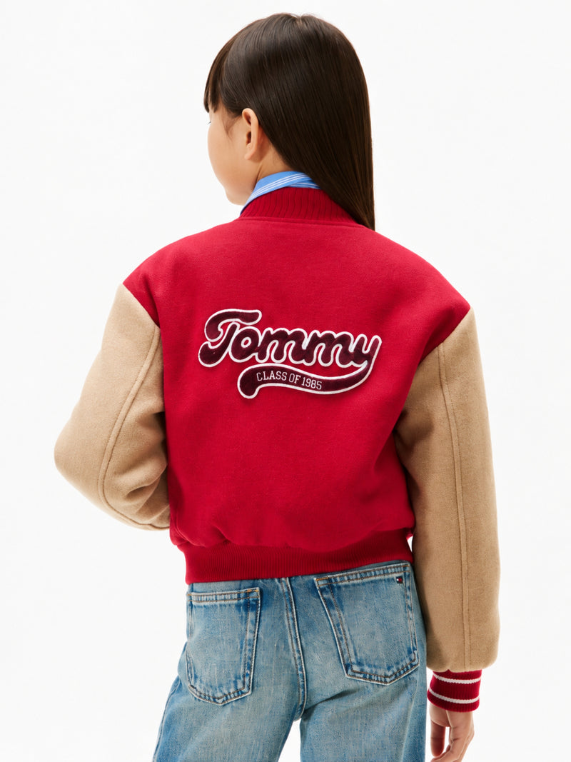 Kids Colorblock Bomber Jacket