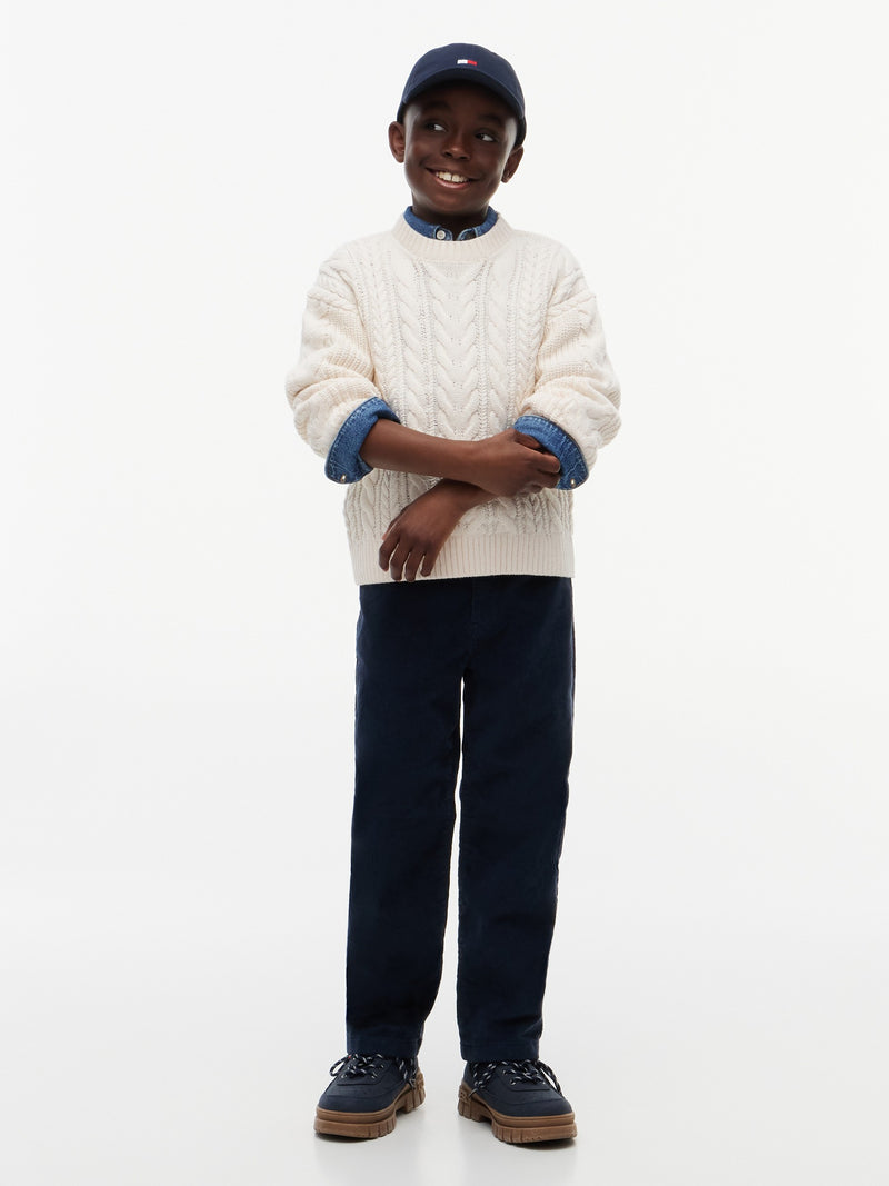Kids Cable Knit Sweater