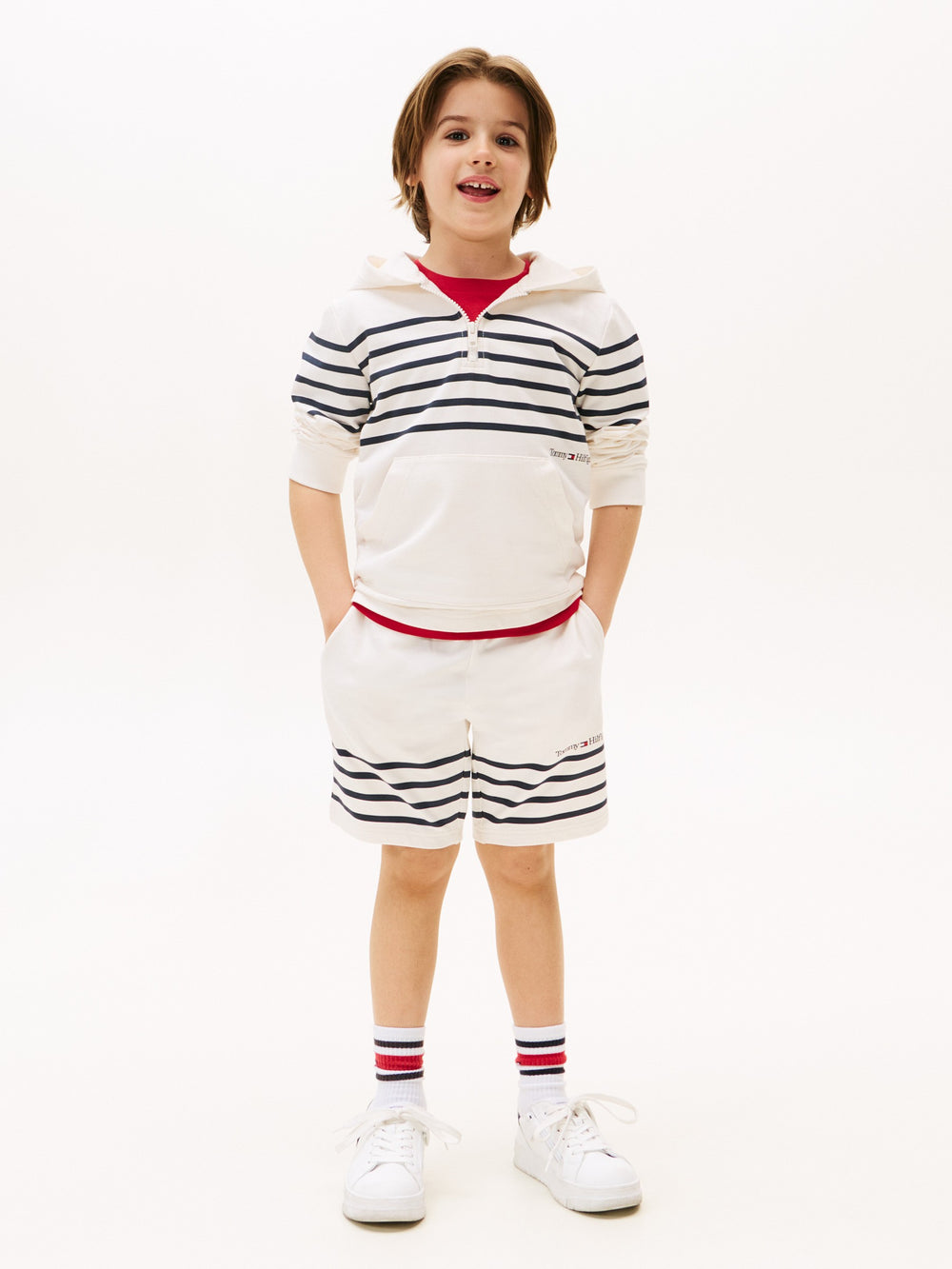 Kids Terry Quarter-Zip Hoodie