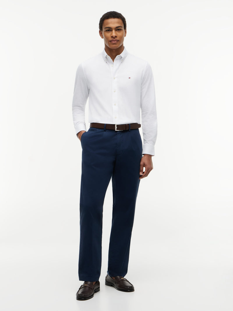 Regular Fit Solid Oxford Shirt