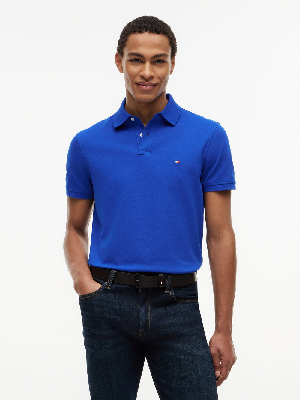 Regular Fit Solid Pique Polo