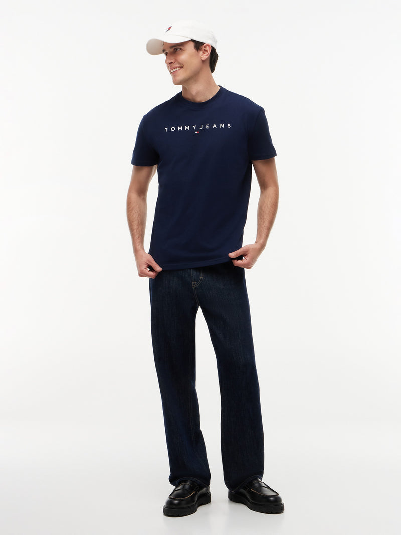 Regular Fit Linear Logo T-Shirt