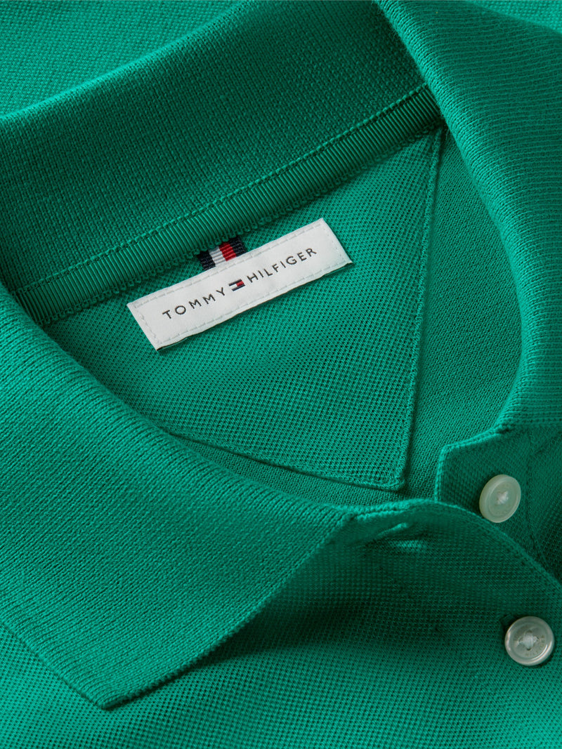 Solid Regular Fit Half Sleeve Pique Polo