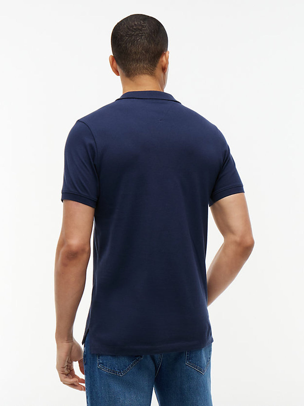 Slim Fit Contrast Placket Polo