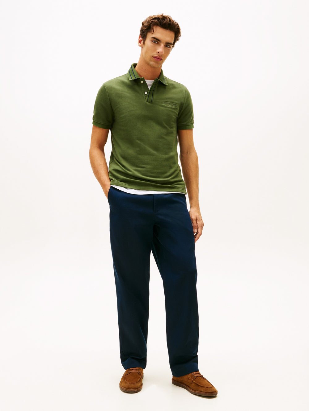 Regular Fit Placket Detailing Polo