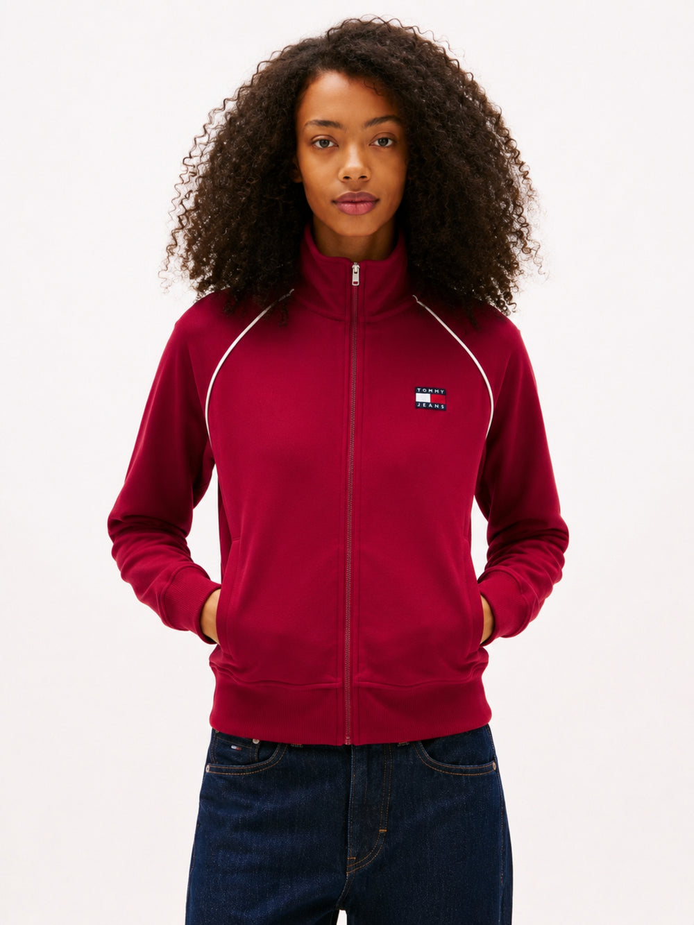 Regular Fit Interlock Zip Thru
