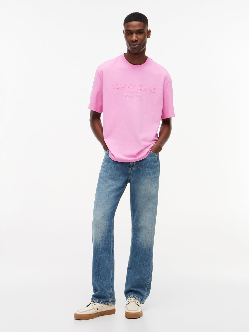 90S Fit Washed Patchwork T-Shirt