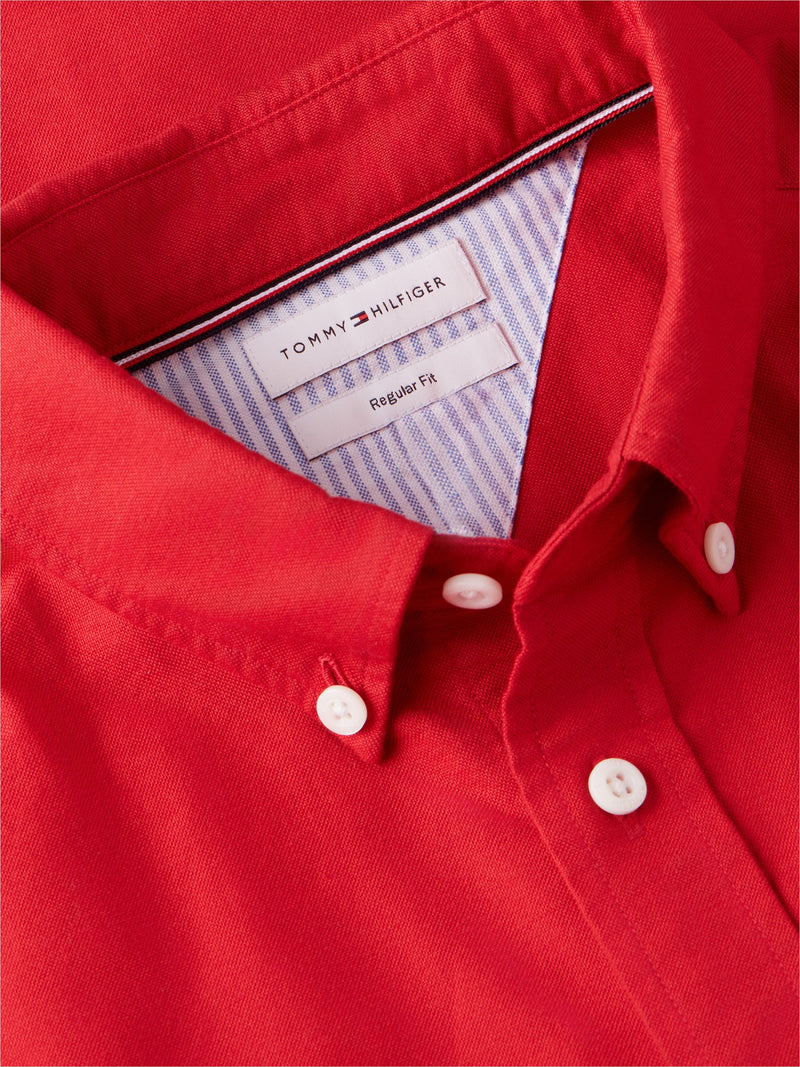 Regular Fit Solid Oxford Shirt