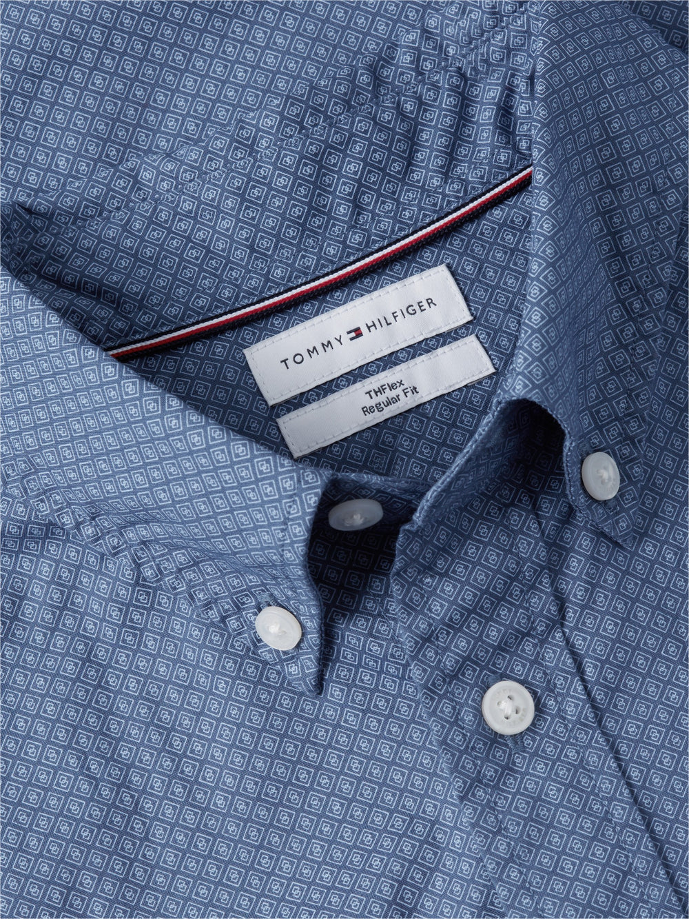 Regular Fit Print Poplin Shirt
