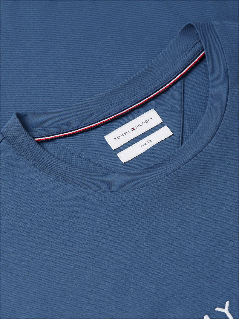Slim Fit Chest Logo Jersey Tshirt