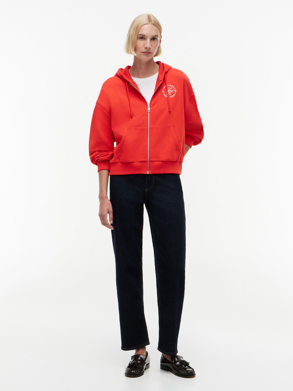Regular Fit Terry Zip Thru