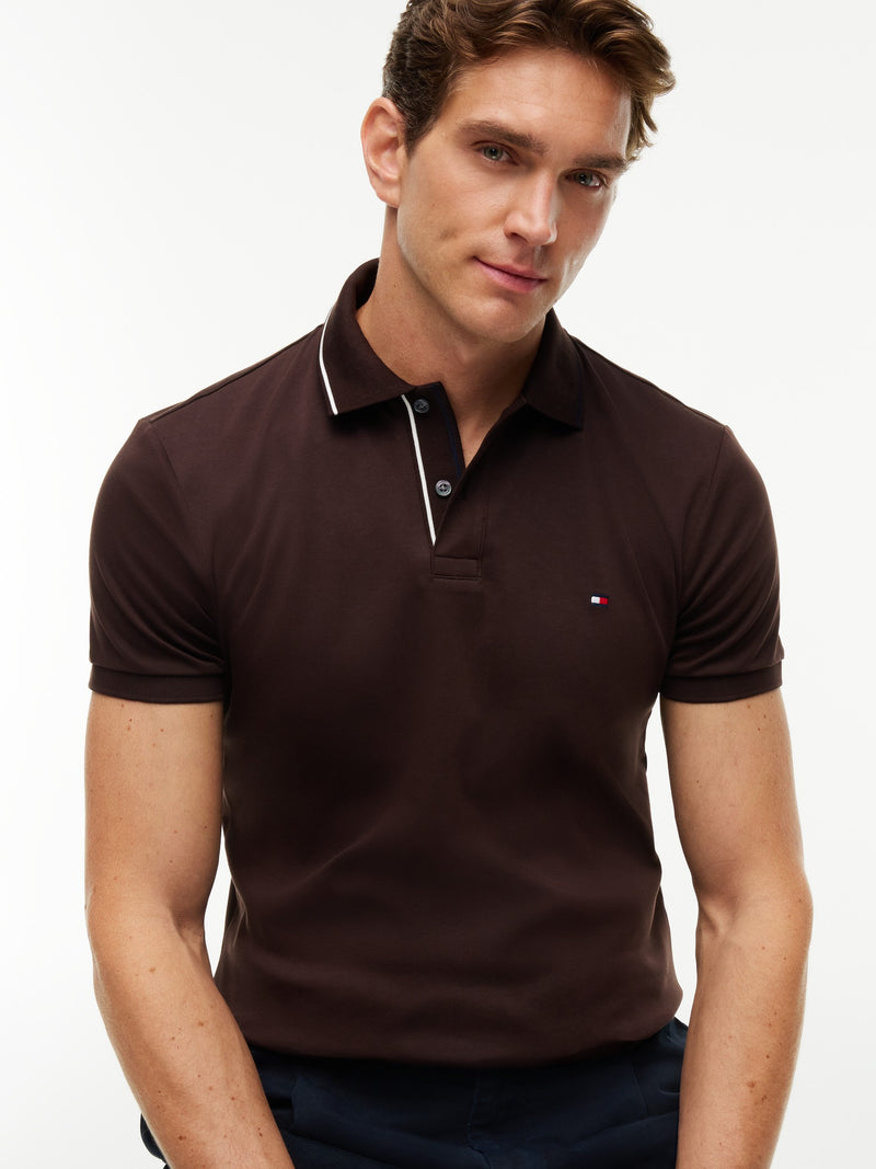 Slim Fit Interlock Polo
