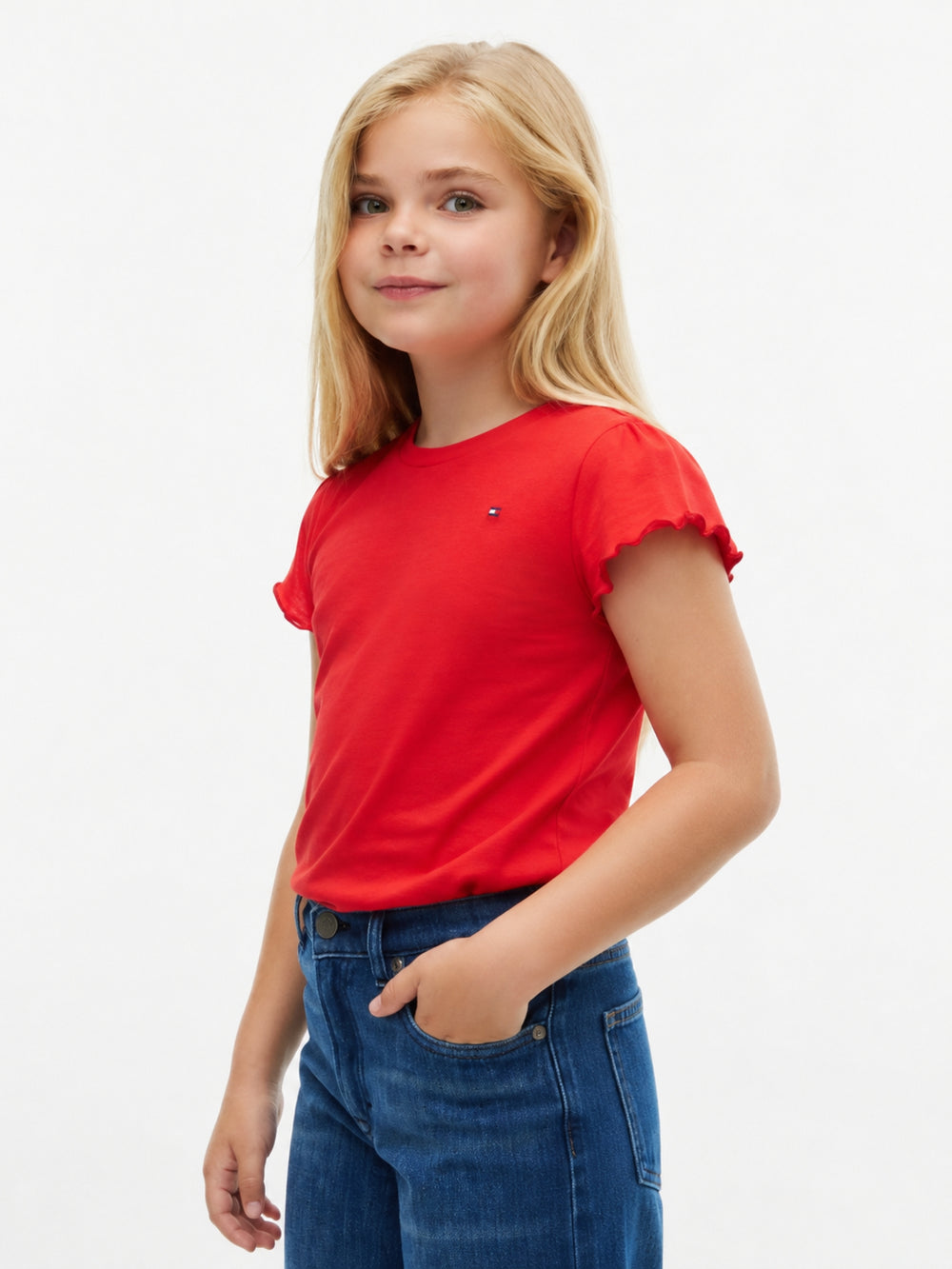 Kids Ruffle Sleeve T-Shirt