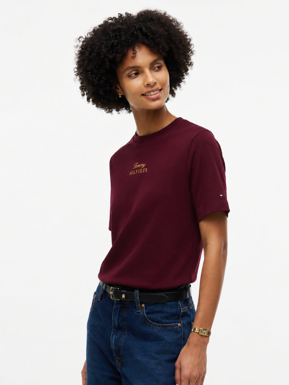 Solid Regular Fit Half Sleeve Interlock T-Shirt