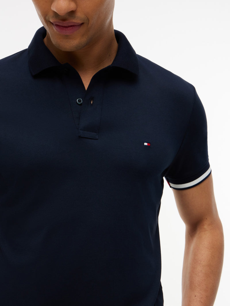 Slim Fit Interlock Polo