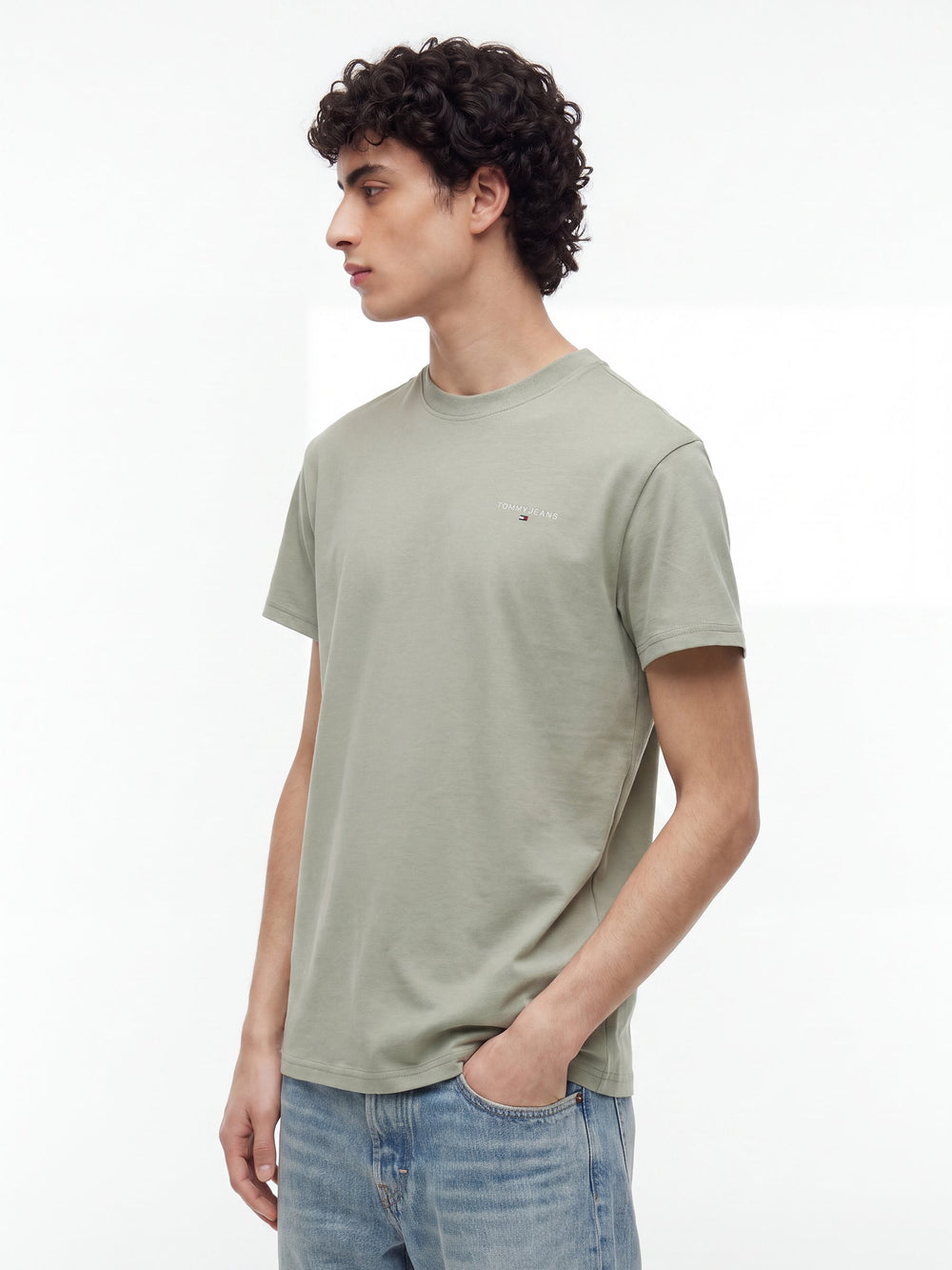 Slim Fit Linear Logo T-Shirt