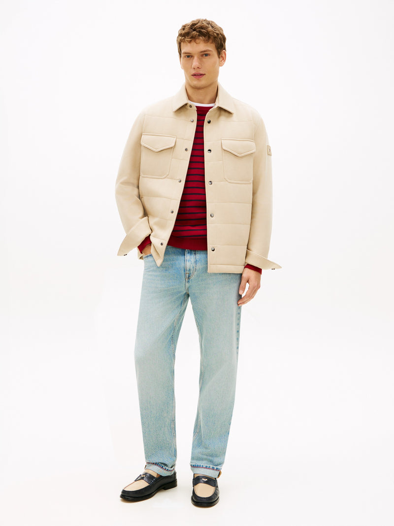 Regular Fit Mix Media Jacket