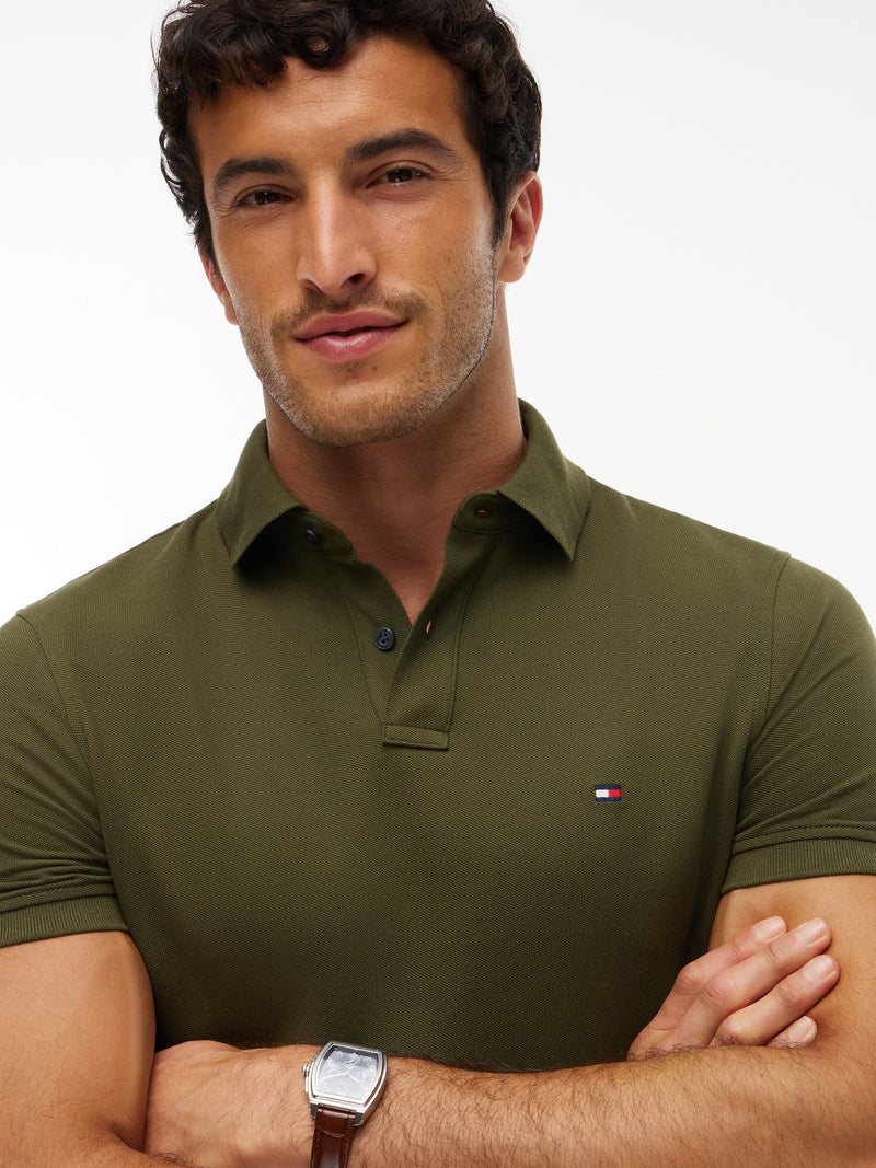 Regular Fit Solid Pique Polo