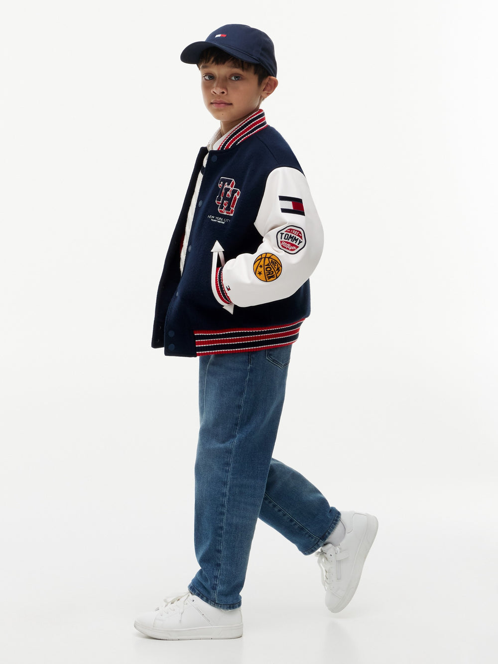 Kids Color Block Bomber Jacket