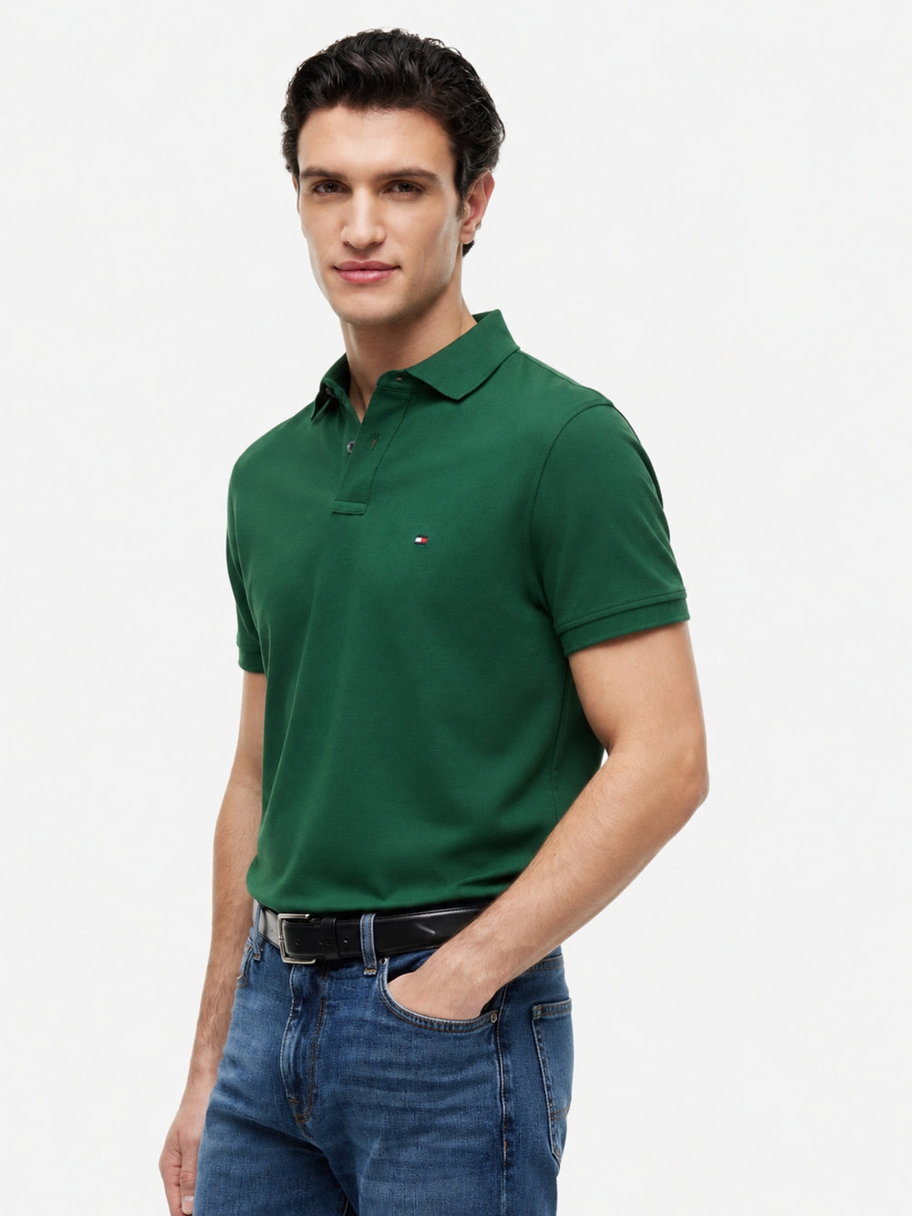 Regular Fit Solid Pique Polo