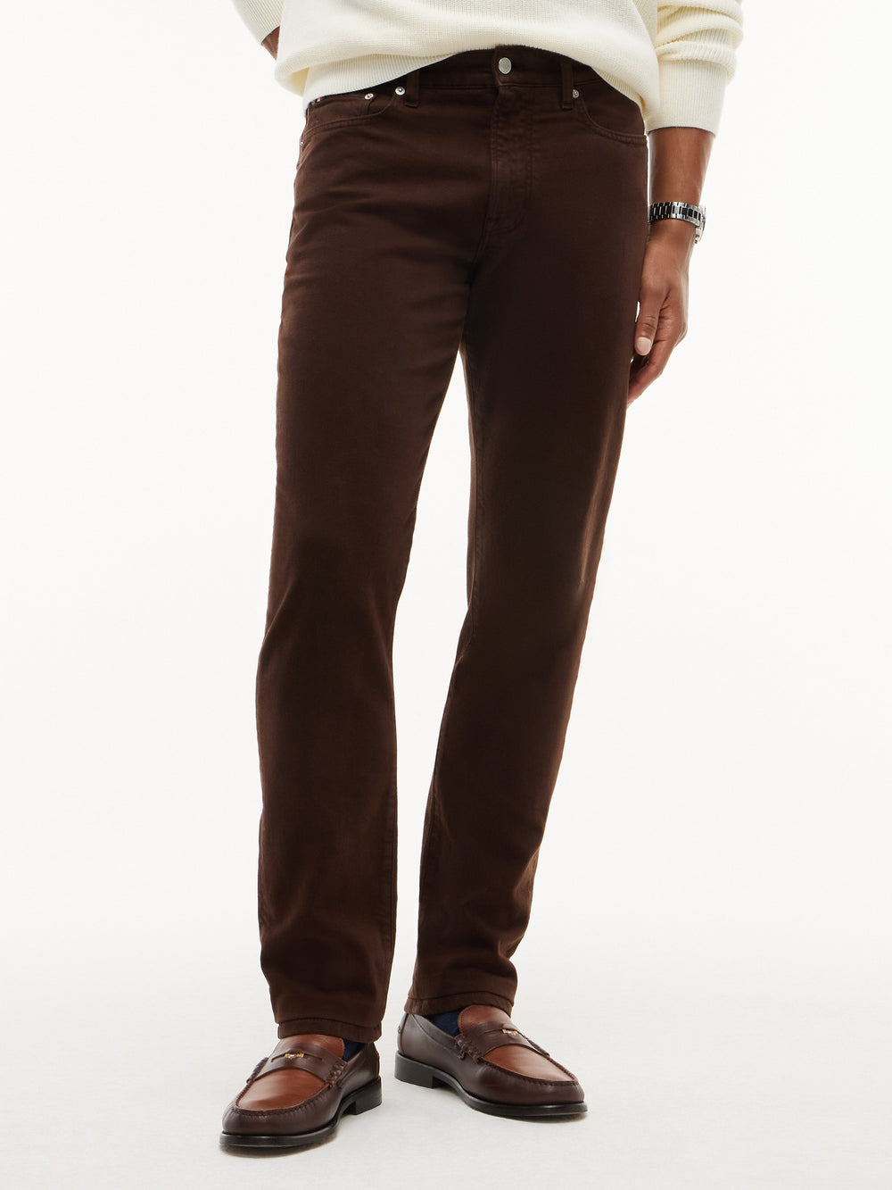 Men Denton Slim Straight Colour Jeans