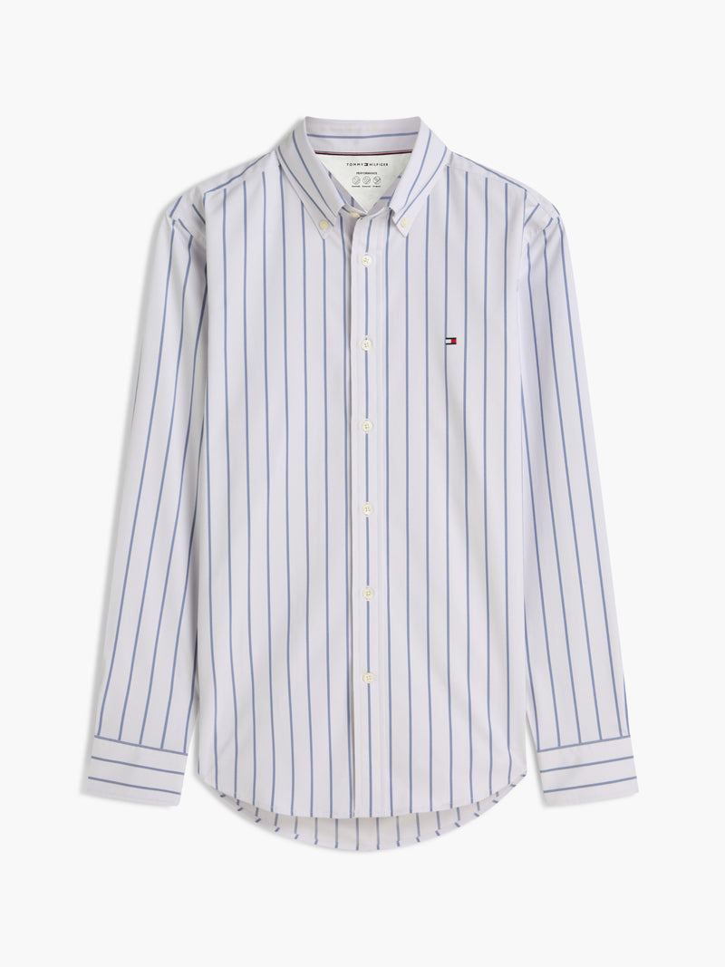 Regular Fit Stripe Performance Shirt