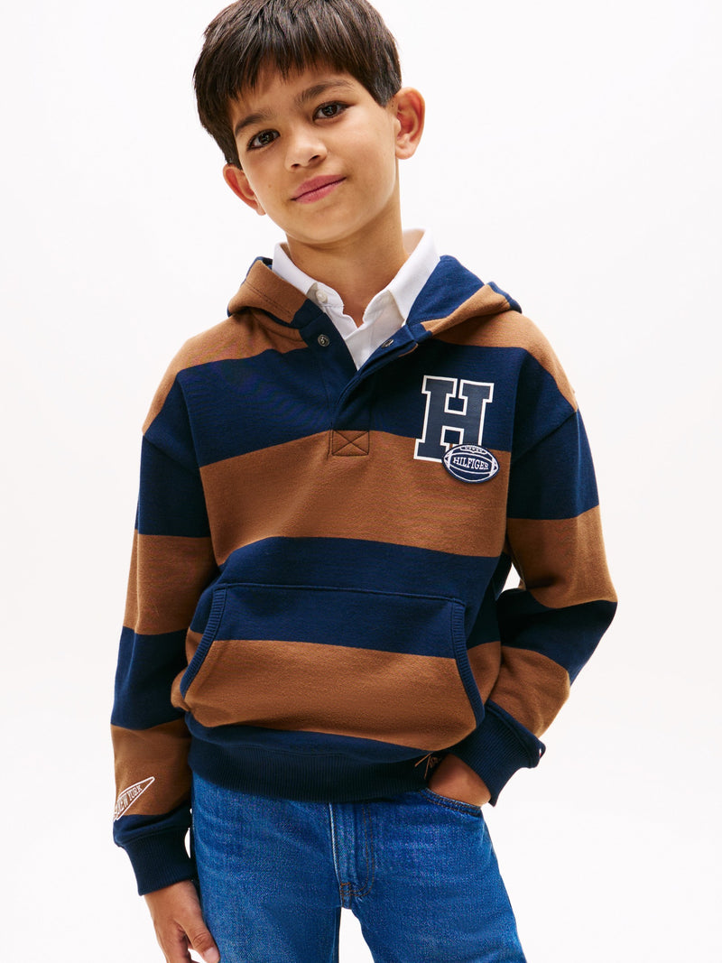 Kids Archive Terry Quarter-Button Hoodie