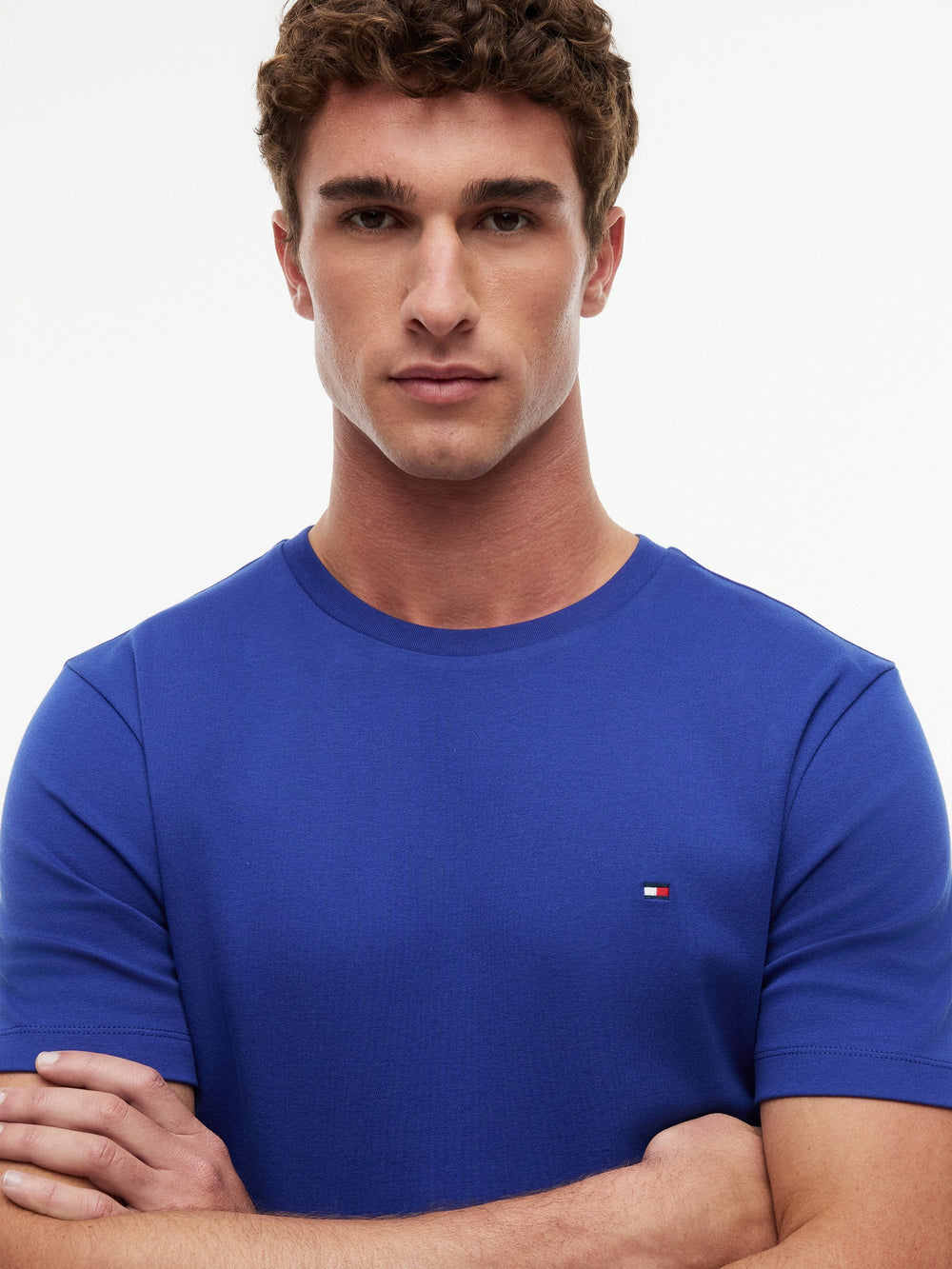 Regular Fit Solid Interlock Tshirt