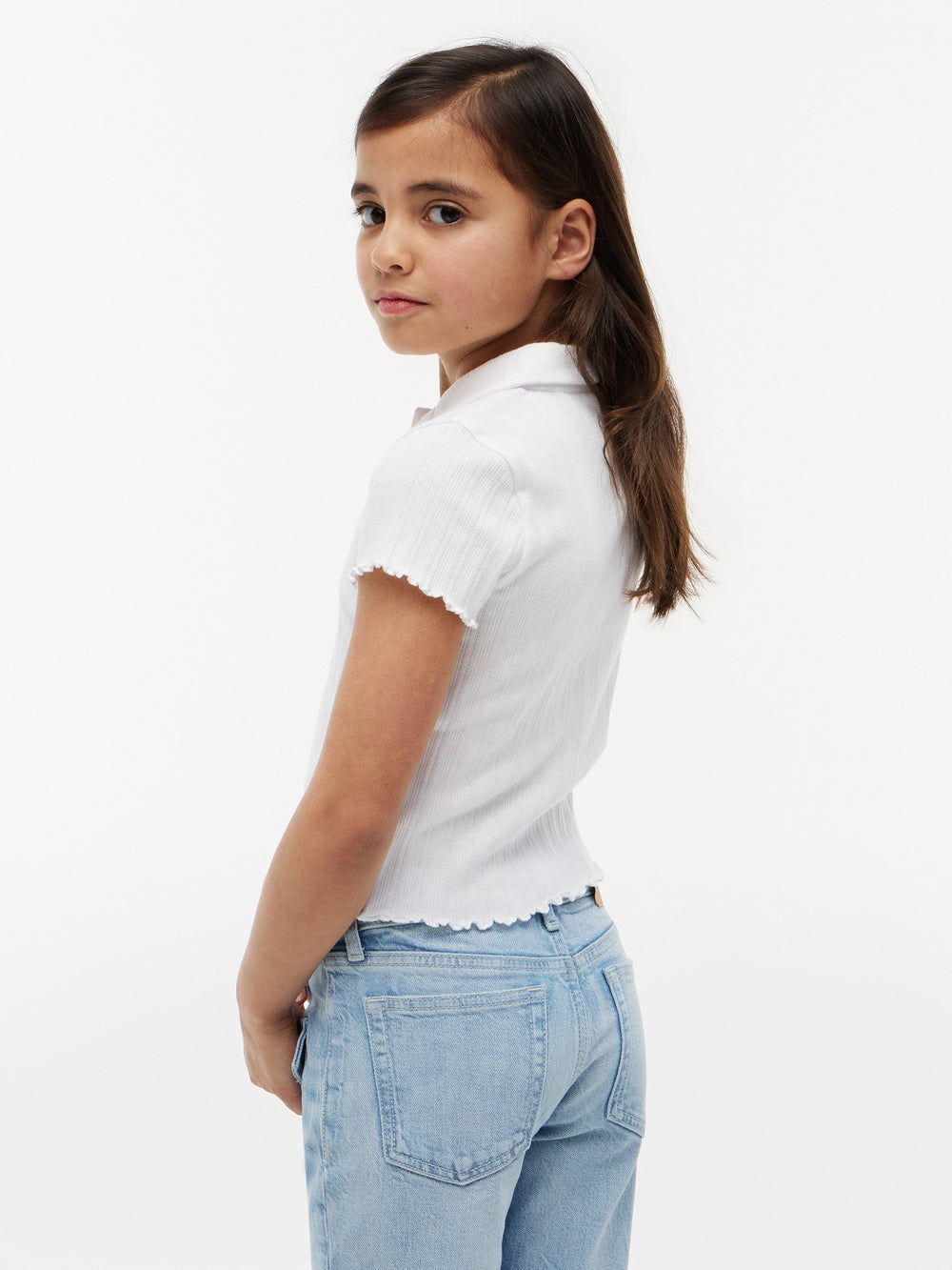 Kids Pointelle Polo