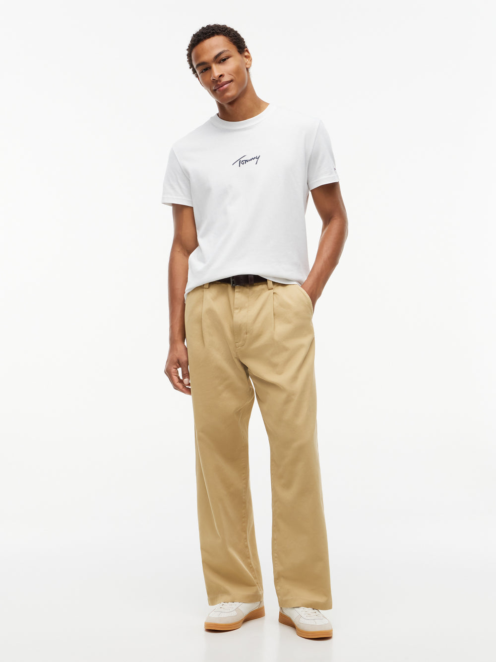 Men Theo Baggy Twill Trouser