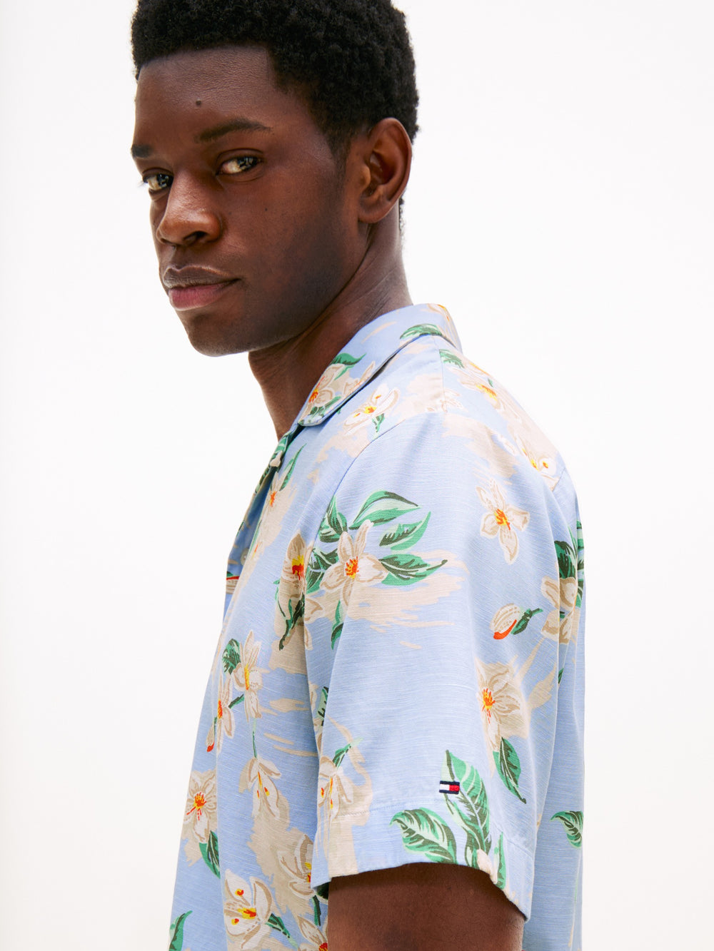 Regular Fit Poplin Print Shirt