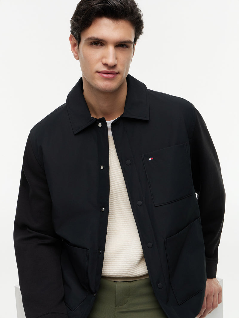Regular Fit Mix Media Jacket
