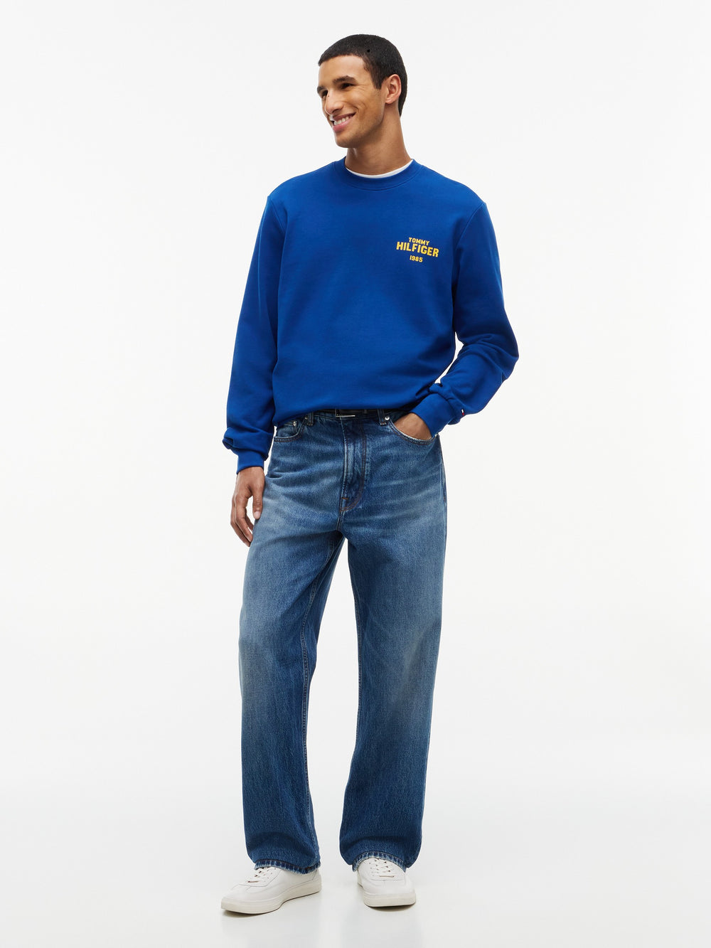 Crew Neck Terry Sweatshirt